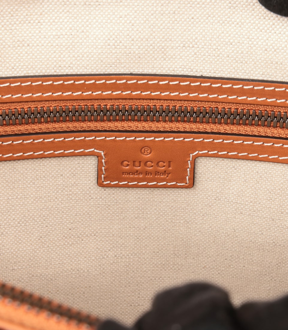 Gucci Brown Calfskin Leather Maxi Diana - 10