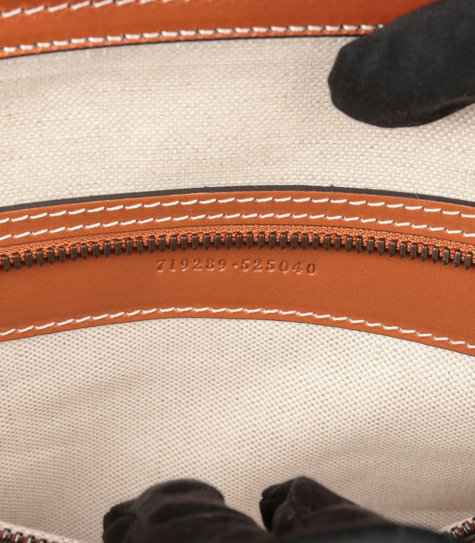 Gucci Brown Calfskin Leather Maxi Diana - 11
