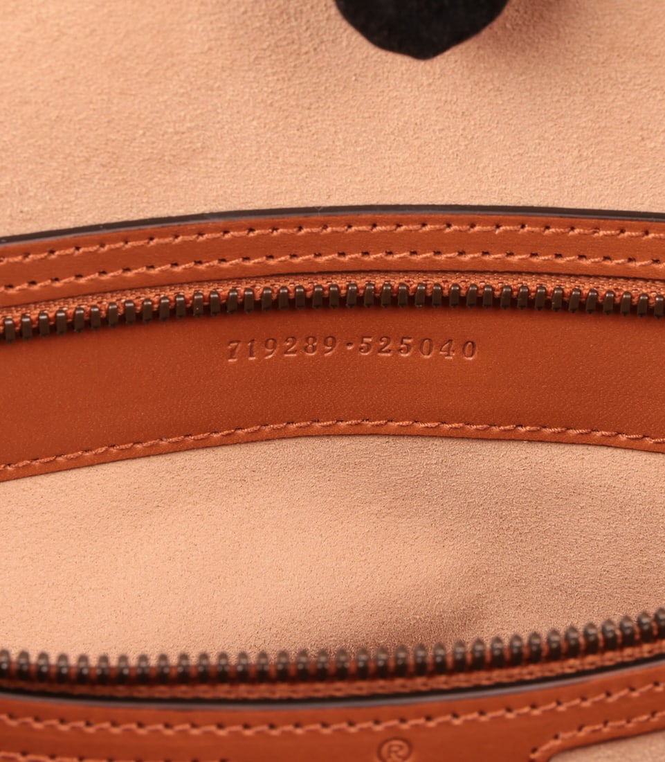 Gucci Brown, White & GG Supreme Coated Canvas Patchwork, Brown Calfskin Leather Maxi Diana - 11