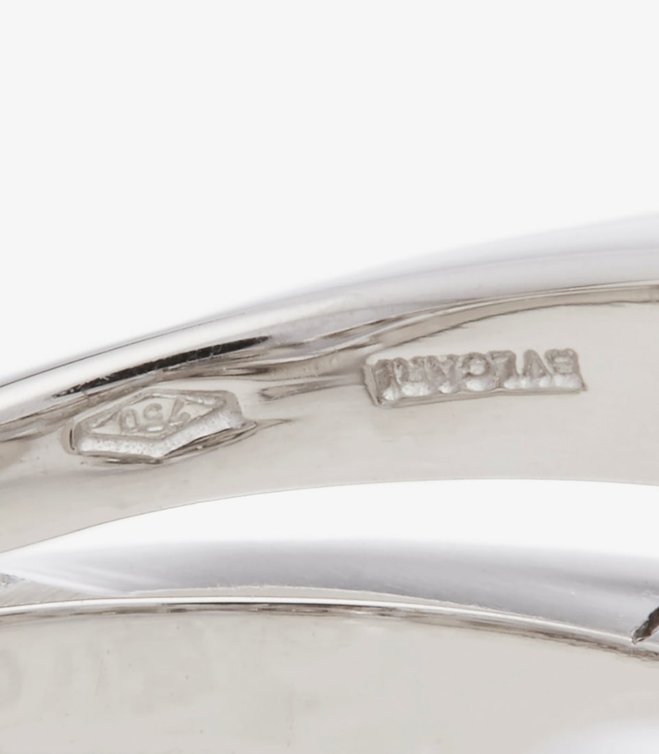 Bulgari Diamond Set 18ct White Gold Lucéa Ring - 7
