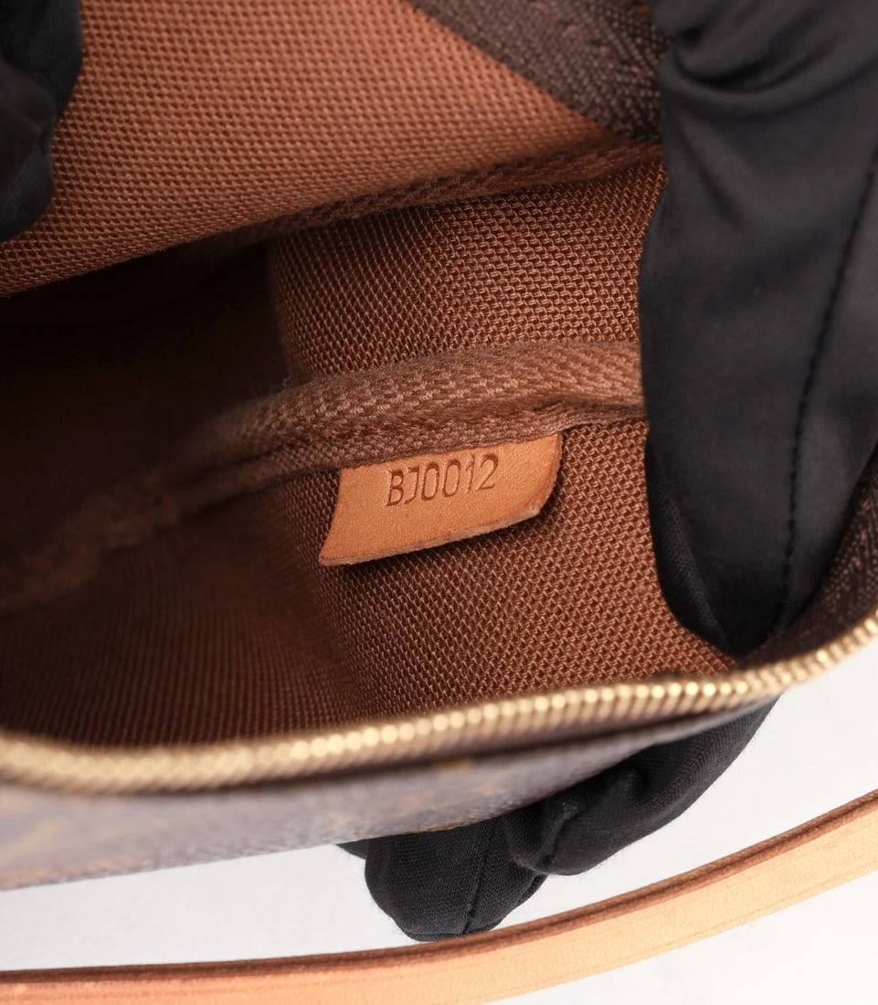 Louis Vuitton Brown Monogram Coated Canvas & Vachetta Leather Vintage Pochette Accessoires - 10