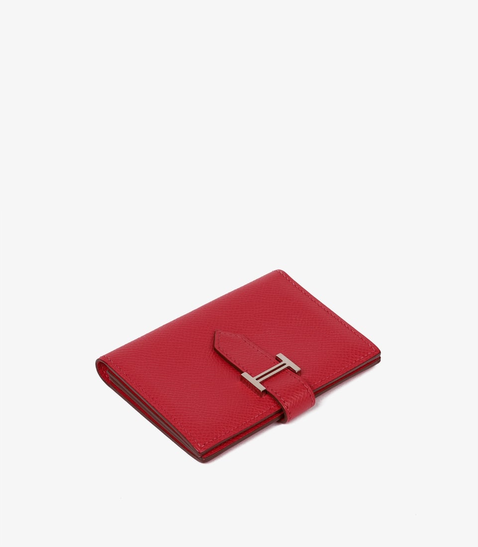 Hermès Bougainvillea Epsom Leather Bearn Cardholder - 2