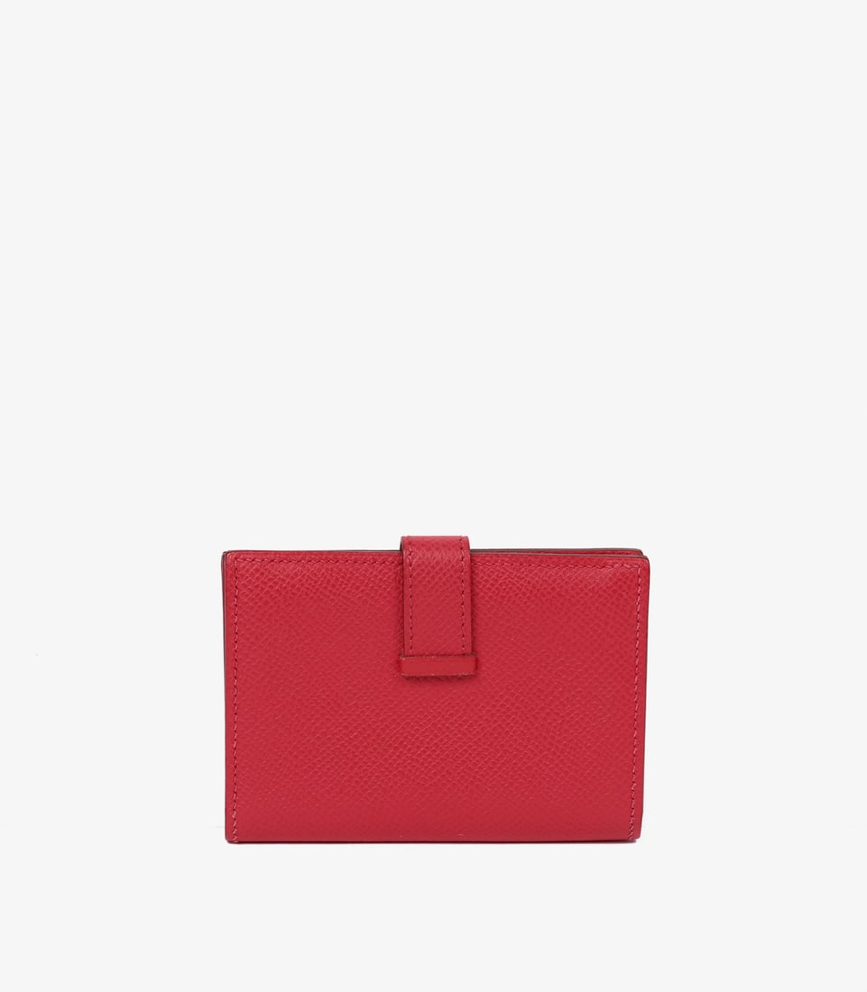 Hermès Bougainvillea Epsom Leather Bearn Cardholder - 3