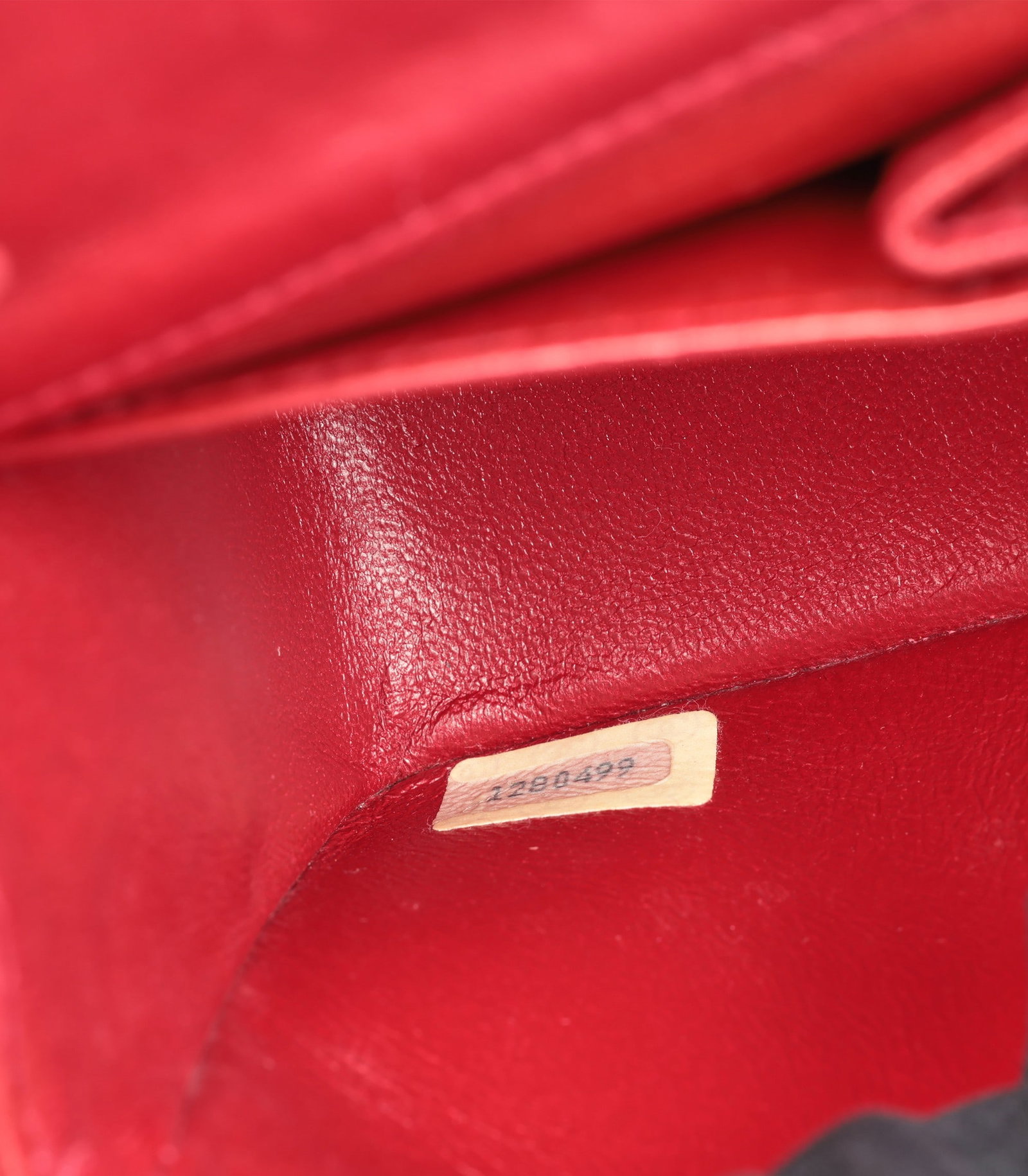 Chanel Red Quilted Lambskin Vintage Rectangular Mini Full Flap Bag - 10