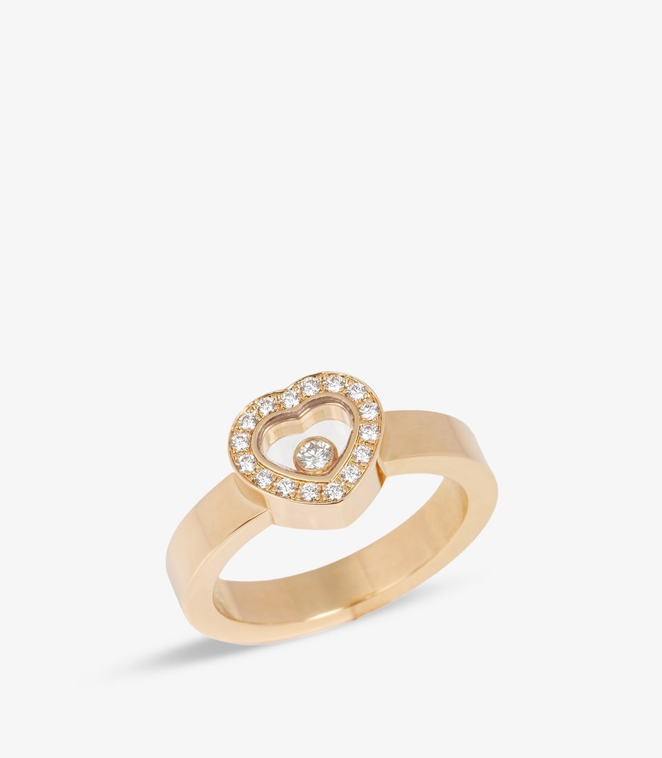 Chopard Diamond Set 18ct Yellow Gold Heart Design Happy Diamonds Ring: Title: Chopard Diamond Set 18ct Yellow Gold Heart Design Happy Diamonds Ring Description: Chopard Diamond Set 18ct Yellow Gold Heart Design Happy Diamonds Ring Product Details WG Ref: J1161 Brand: