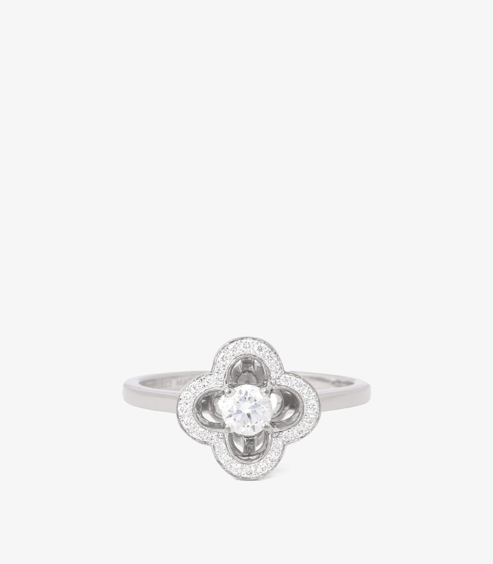 Louis Vuitton Brilliant Cut Diamond 18ct White Gold Les Ardentes Ring - 3