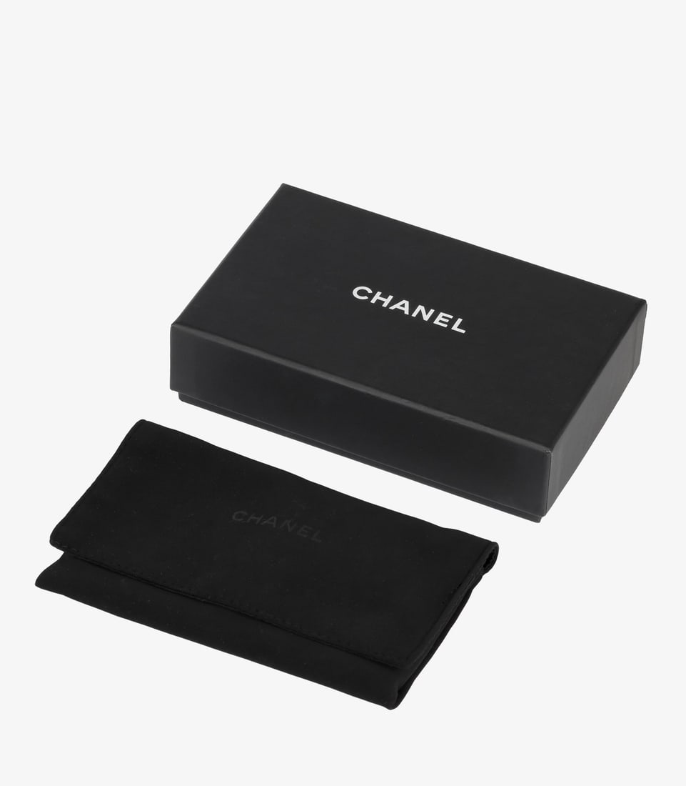 Chanel Faux Pearl Gold Tone Quilted Flap Bag Necklace - 5