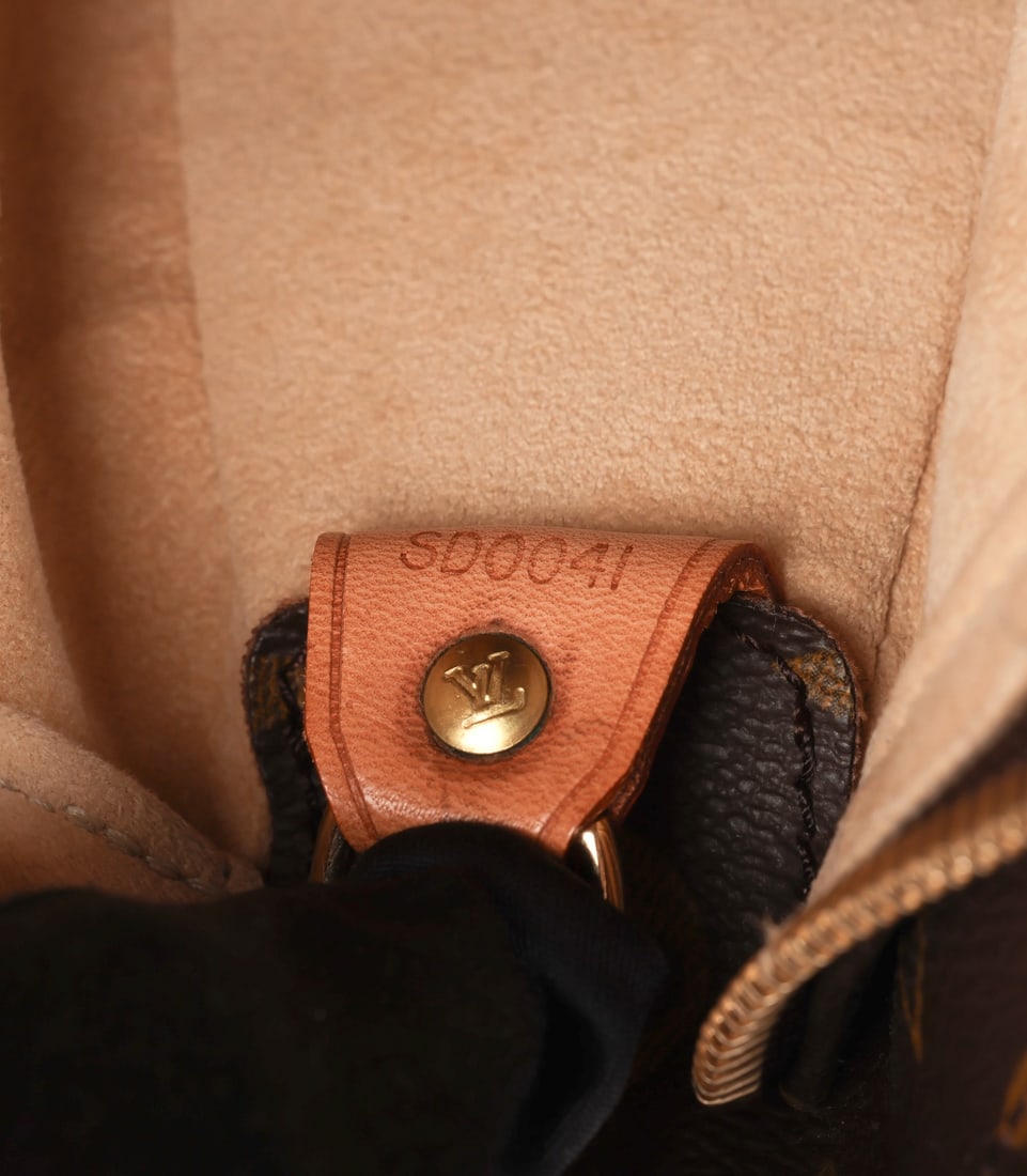 Louis Vuitton Brown Monogram Coated Canvas & Vachetta Leather Vintage Looping GM - 10