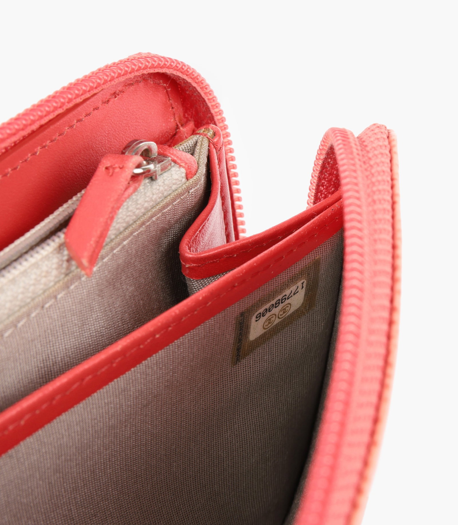 Chanel Coral Caviar Leather Timeless Long Wallet - 6