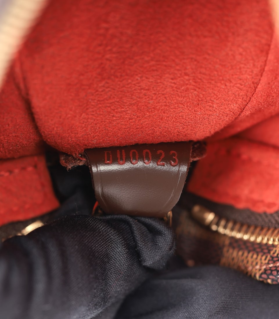 Louis Vuitton Damier Ebene Coated Canvas & Calfskin Leather Special Order Vintage Looping GM - 10