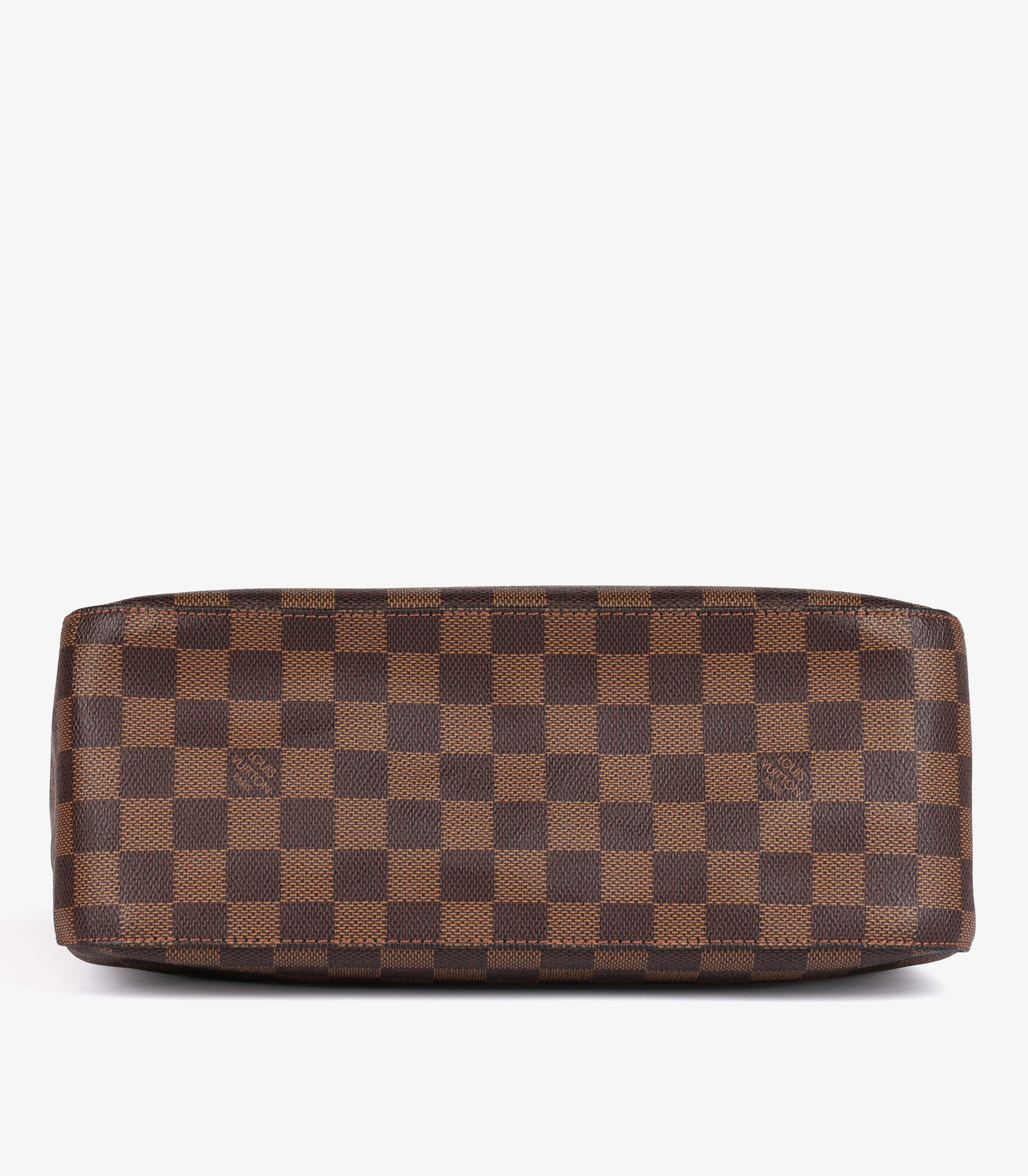 Louis Vuitton Damier Ebene Coated Canvas & Calfskin Leather Special Order Vintage Looping GM - 7