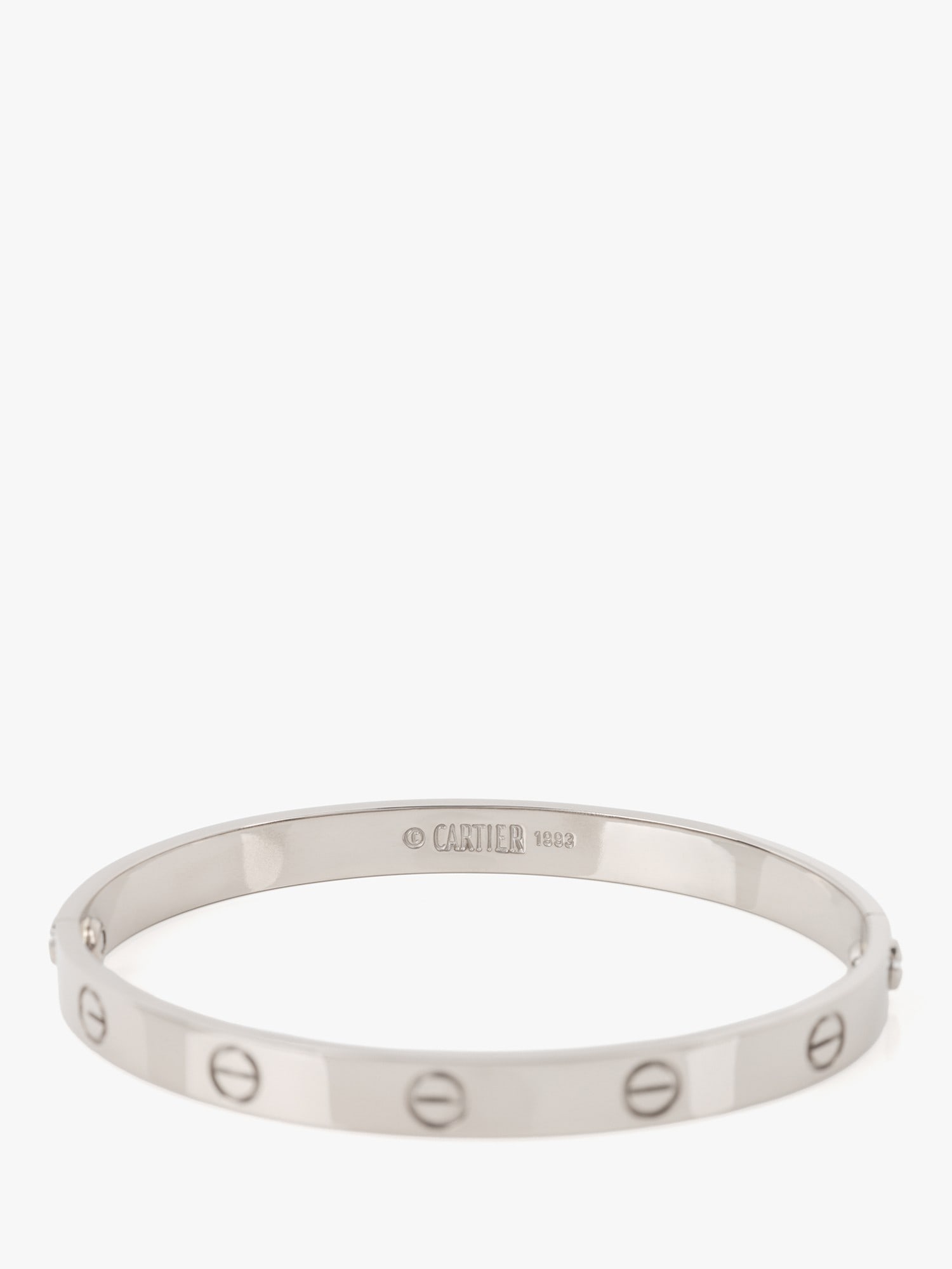 Cartier 18ct White Gold Love Bangle - 2