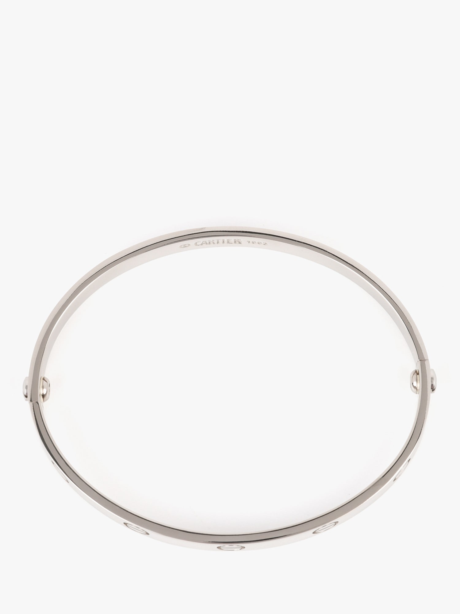 Cartier 18ct White Gold Love Bangle - 3