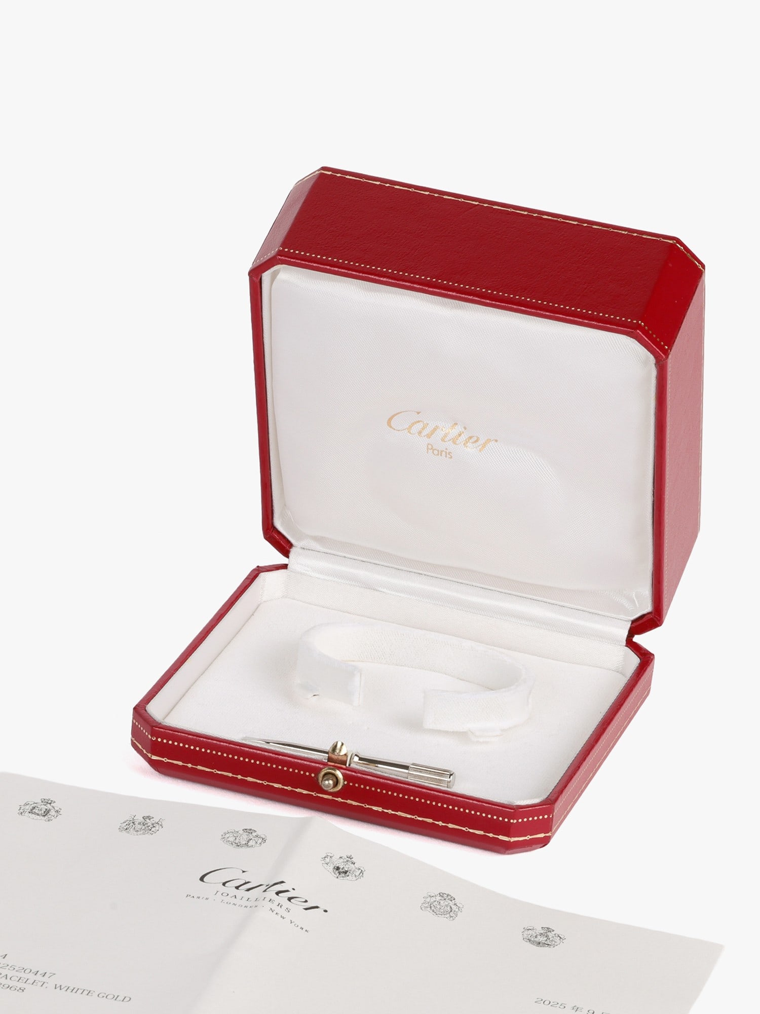 Cartier 18ct White Gold Love Bangle - 4