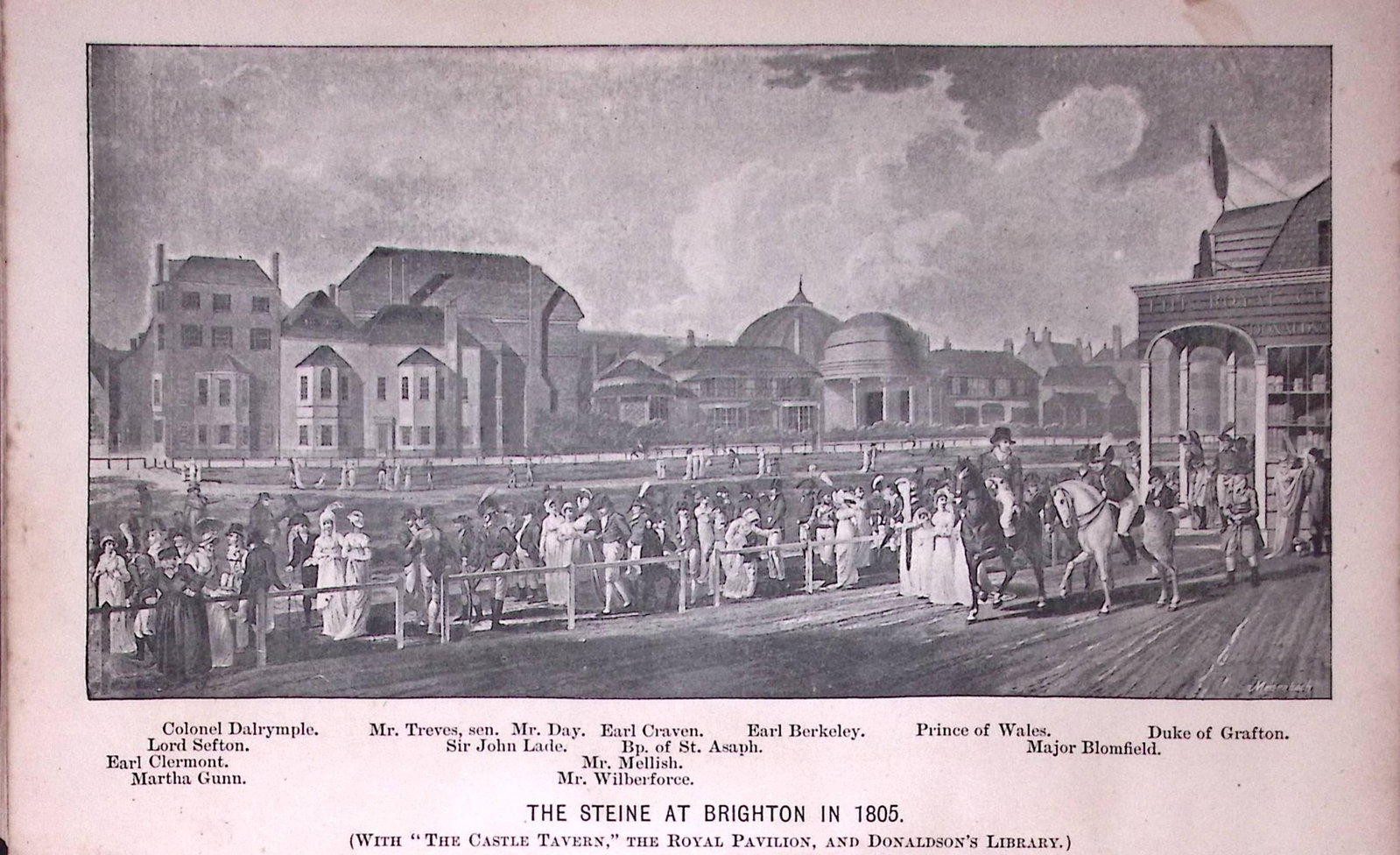 Brighton View of the Steine Promenade (1778) Antique 134-Year-Old Print-8-TR: Title: Brighton View of the Steine Promenade (1778) Antique 134-Year-Old Print-8-TR Description: This Print Has Been Removed from an Antique Edition of. Peep in The Past Brighton in The Olden T