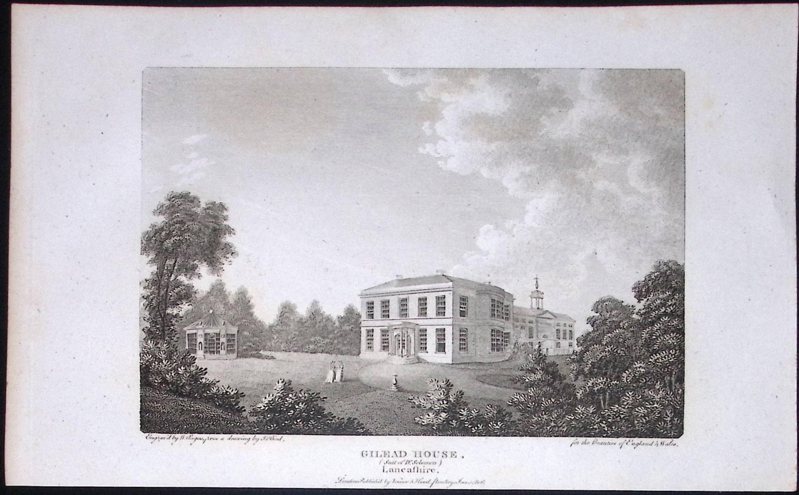 Liverpool Lancashire Gilead House Antique 218 Years-Old Steel-Engraving-1: Title: Liverpool Lancashire Gilead House Antique 218 Years-Old Steel-Engraving-1 Description: Liverpool Lancashire Gilead House Antique 218 Years-Old Steel-Engraving-1 This Lancashire Georgian