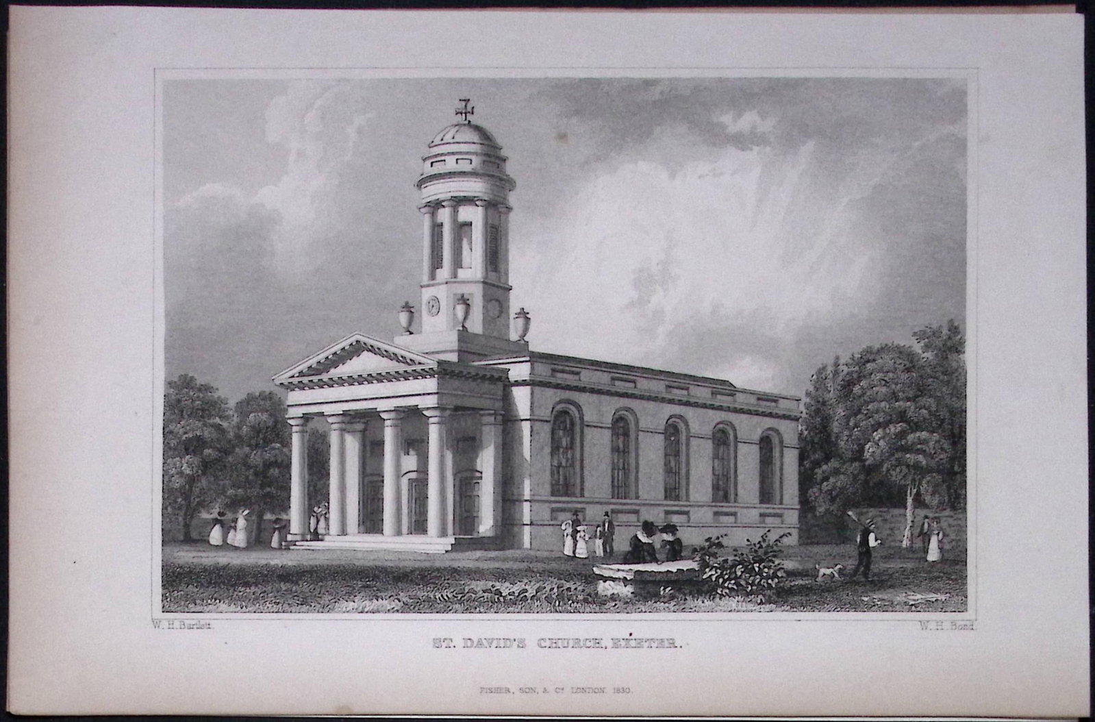 Exeter St David’s Church Devonshire Antique 193 Years-Old Steel-Engraving-49: Title: Exeter St David’s Church Devonshire Antique 193 Years-Old Steel-Engraving-49 Description: Exeter St David’s Church Devonshire Antique 193 Years-Old Steel-Engraving-49 This