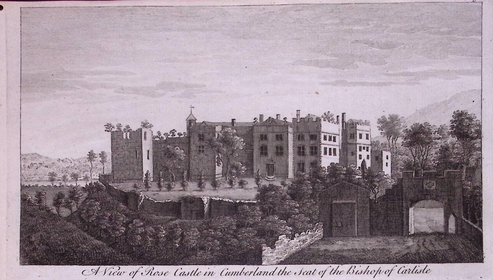 Hornby Castle Lancashire Rare 1776 Georgian Copper Antique Engraving -41: Title: Hornby Castle Lancashire Rare 1776 Georgian Copper Antique Engraving -41 Description: This Nearly 250-Year-Old Antique Piece Was Removed from an Edition of. A New Display of the Beauties of