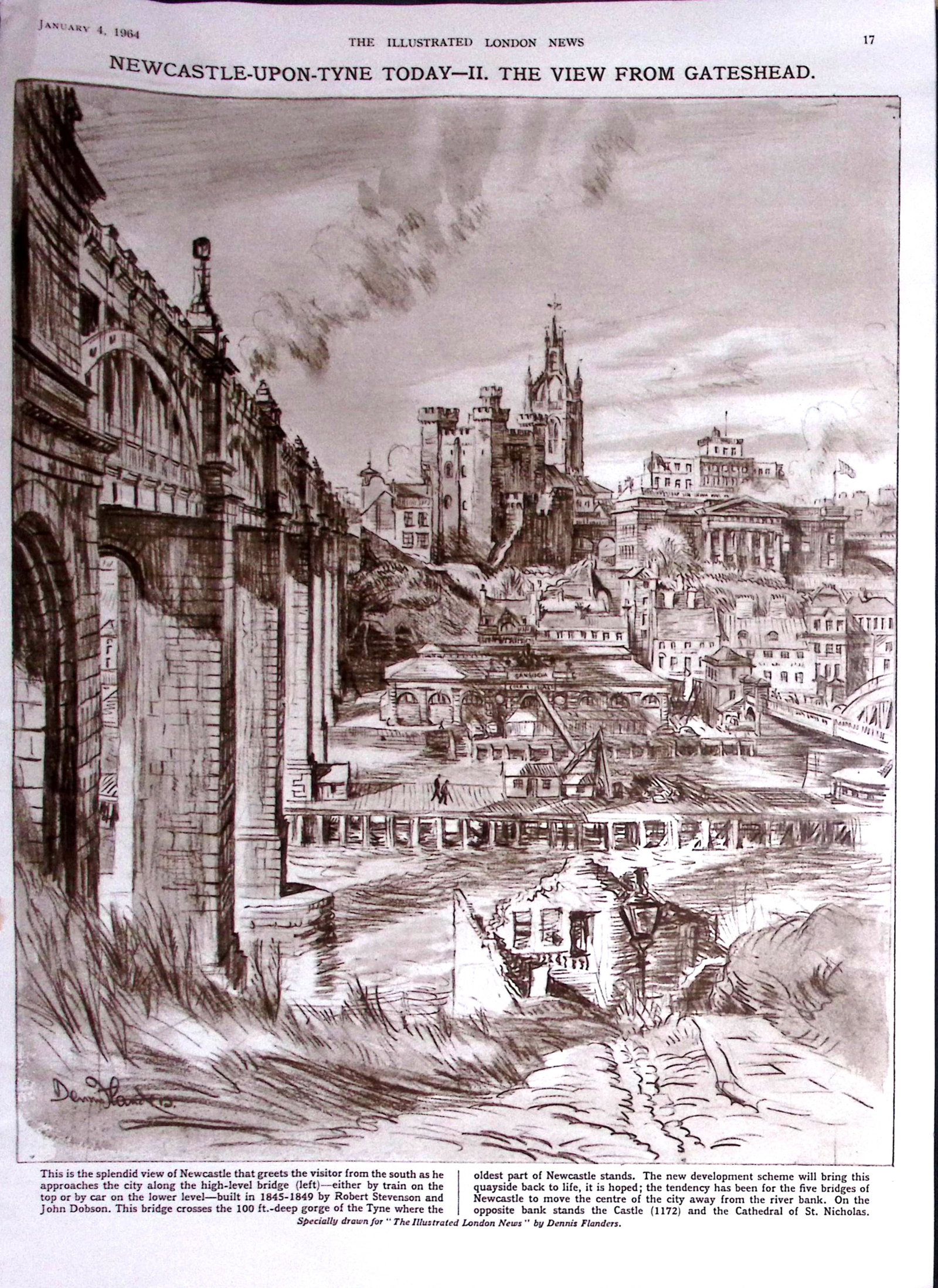 Vintage Scenes of Newcastle Upon Tyne 1964 4 Page Supplement: Title: Vintage Scenes of Newcastle Upon Tyne 1964 4 Page Supplement Description: Vintage Scenes of Newcastle Upon Tyne 1964 4 Page Supplement This Double Page Original Print Measures 20 x 14 (Inches)