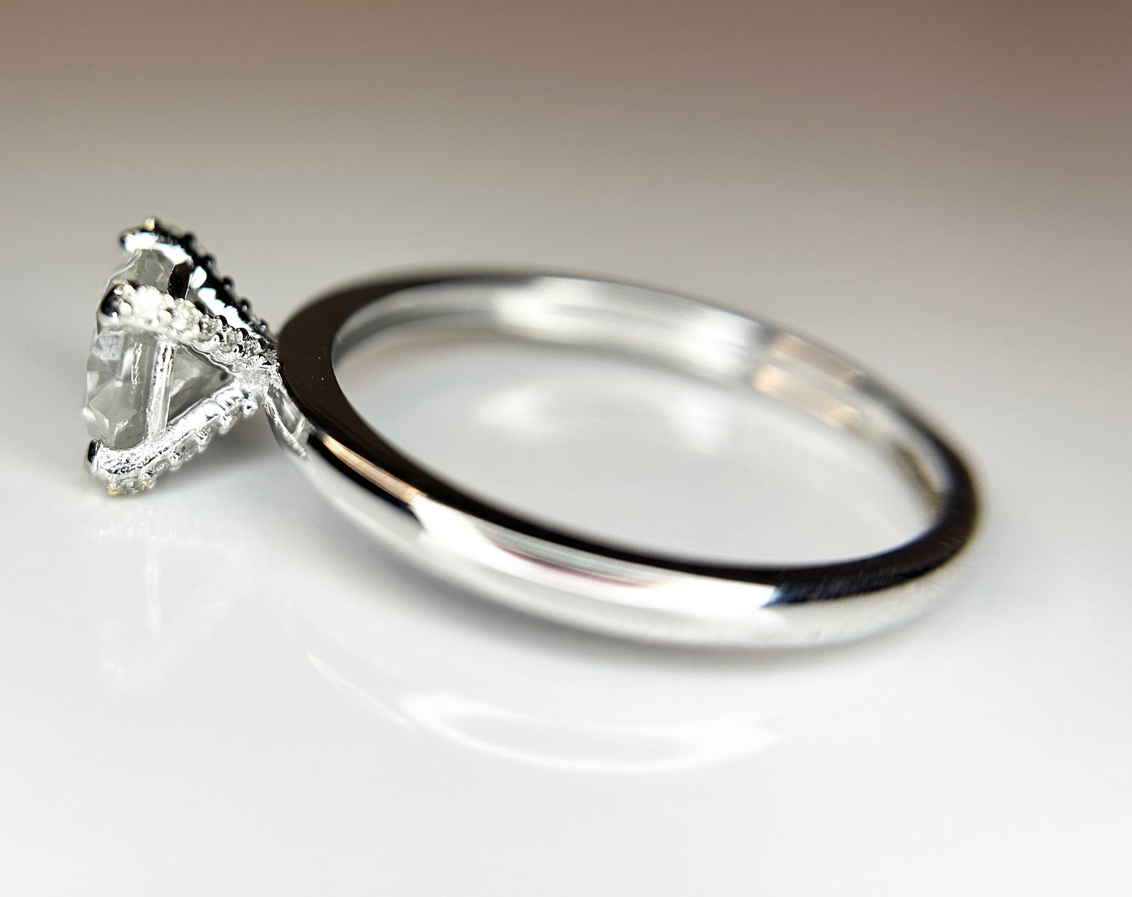 Beautiful 1.19ct Untreated Natural Solitaire Diamond & 18k Gold - 5