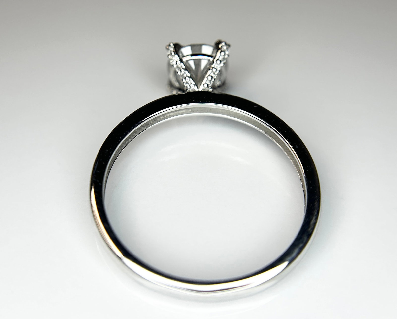 Beautiful 1.19ct Untreated Natural Solitaire Diamond & 18k Gold - 6