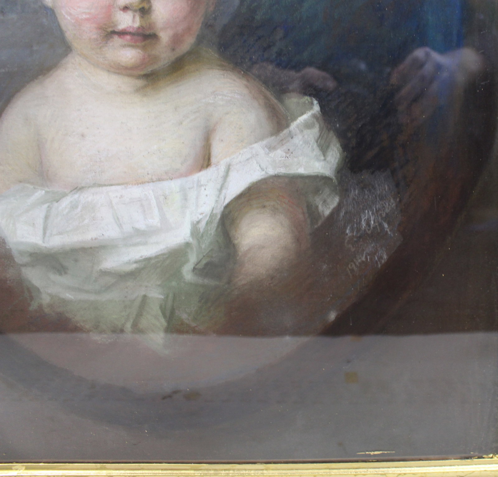 Title: Pair of Pastel Portraits by Emily Eyres (British, 1850-1910) Description: Pair of Early - 12