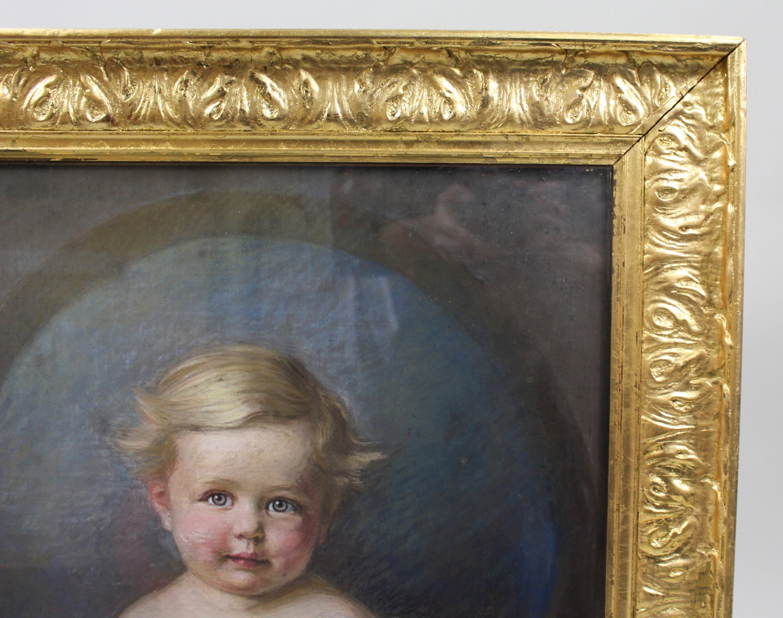 Title: Pair of Pastel Portraits by Emily Eyres (British, 1850-1910) Description: Pair of Early - 5