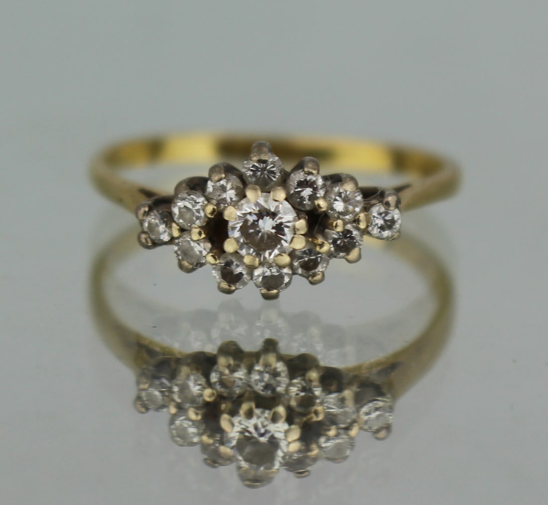 Title: Vintage Diamond 18ct Yellow Gold Ring Description: Vintage Diamond 18ct Yellow Gold Ring: Title: Vintage Diamond 18ct Yellow Gold Ring Description: Vintage Diamond 18ct Yellow Gold Ring Condition: Used Delivery option: Collection & Delivery Location: WR1 Category: Antiques