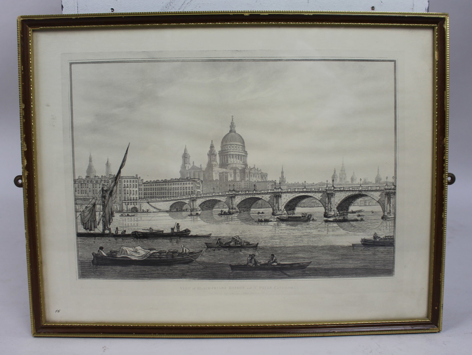 Title: Set of Four Historic London Engravings after 18th-Century Originals Description: Set of - 3
