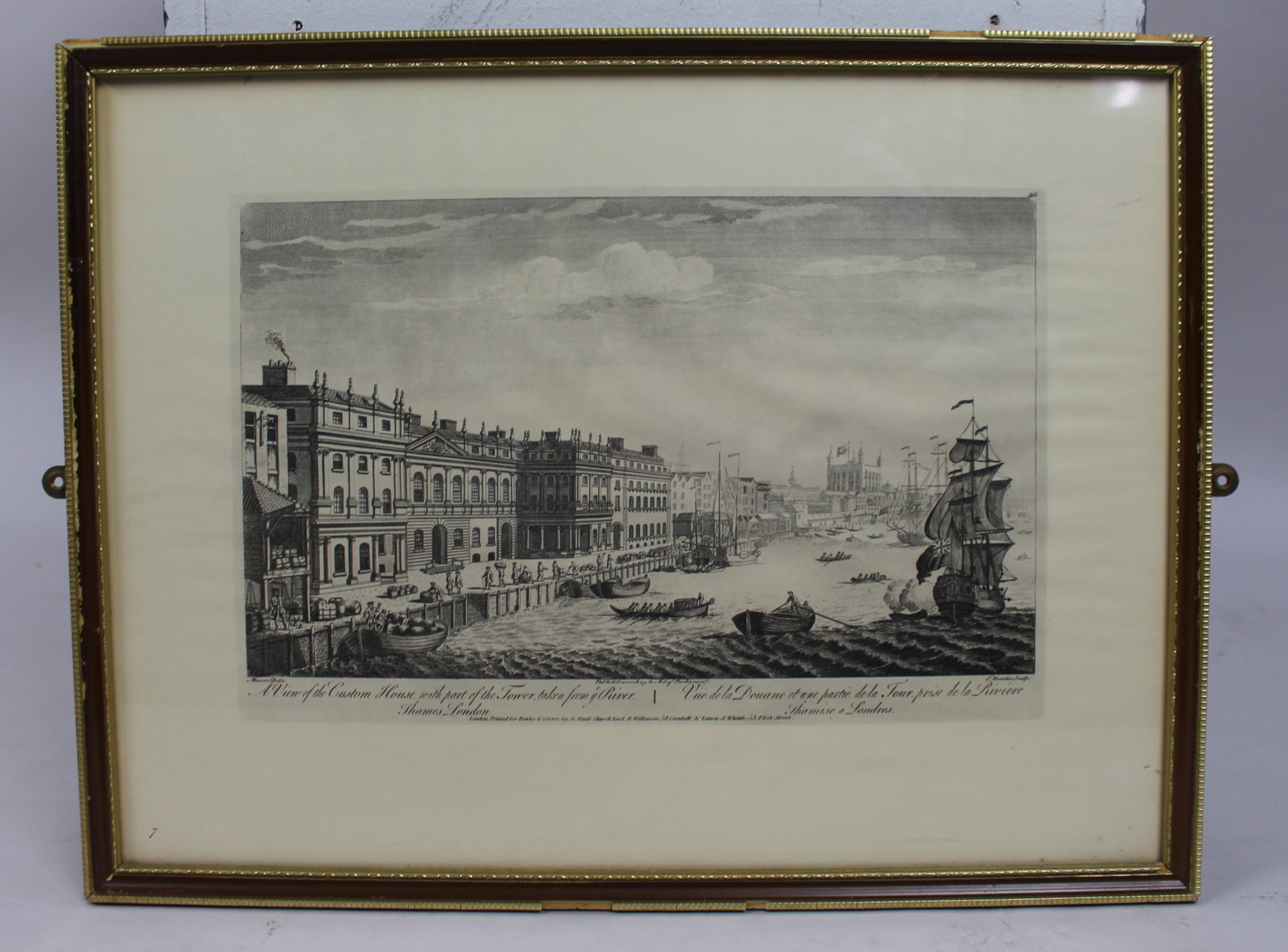 Title: Set of Four Historic London Engravings after 18th-Century Originals Description: Set of - 7
