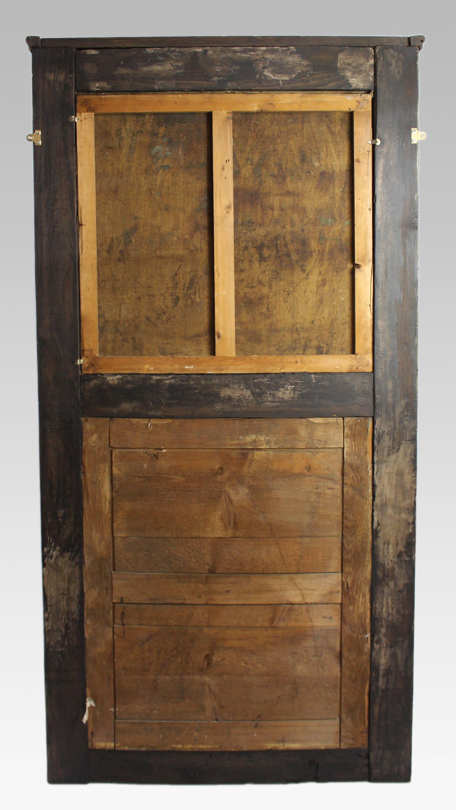 Title: Tall French Trumeau Mirror with Pastoral Oil Painting c.1890 Description: Tall French Trumeau - 7