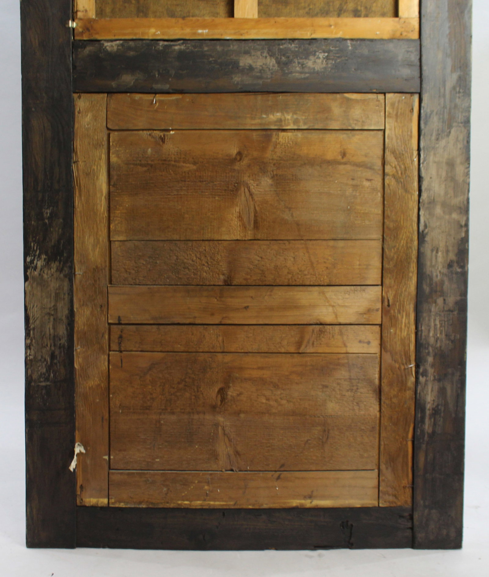Title: Tall French Trumeau Mirror with Pastoral Oil Painting c.1890 Description: Tall French Trumeau - 9