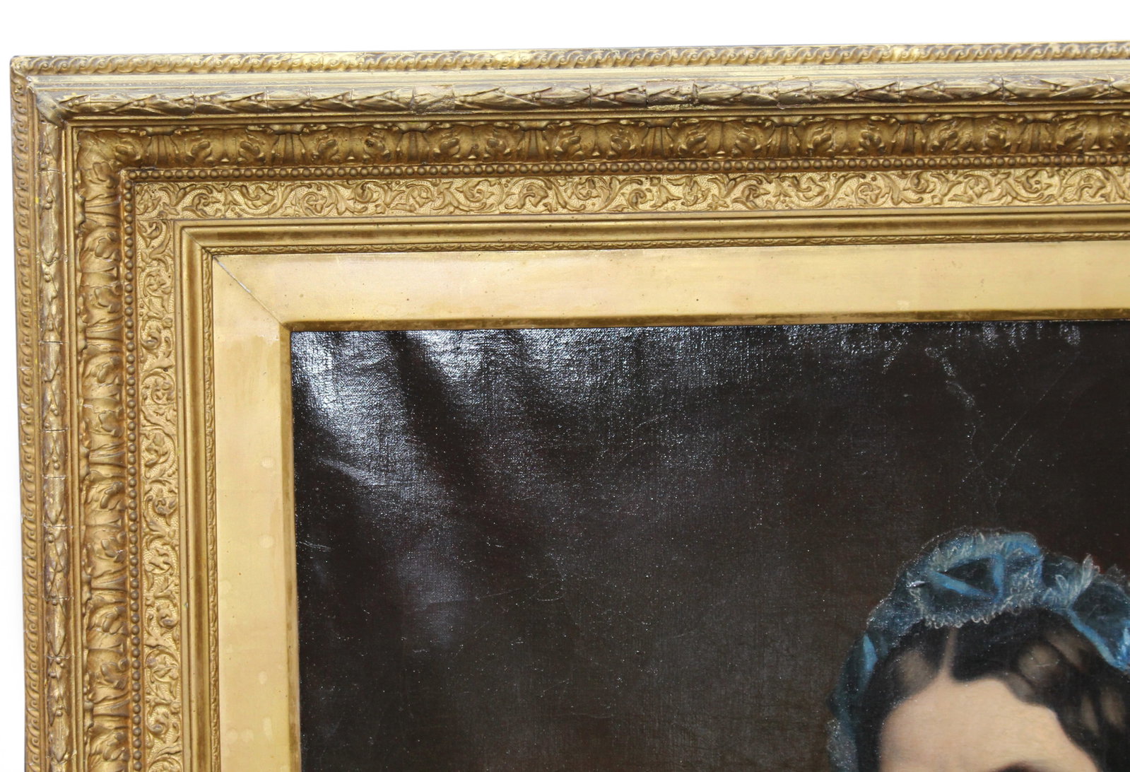 Title: Large and Impressive Victorian Portrait by W.R. Waters, Dated 1877 Description: Large and - 5