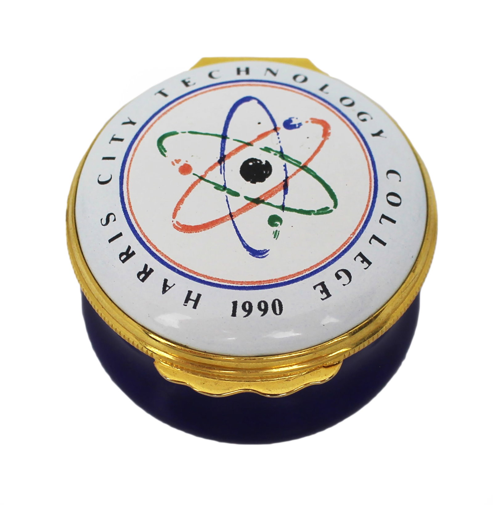 Title: Collection of 3 Vintage Enamel Pill Boxes Halcyon Days Description: Collection of 3 Vintage - 3