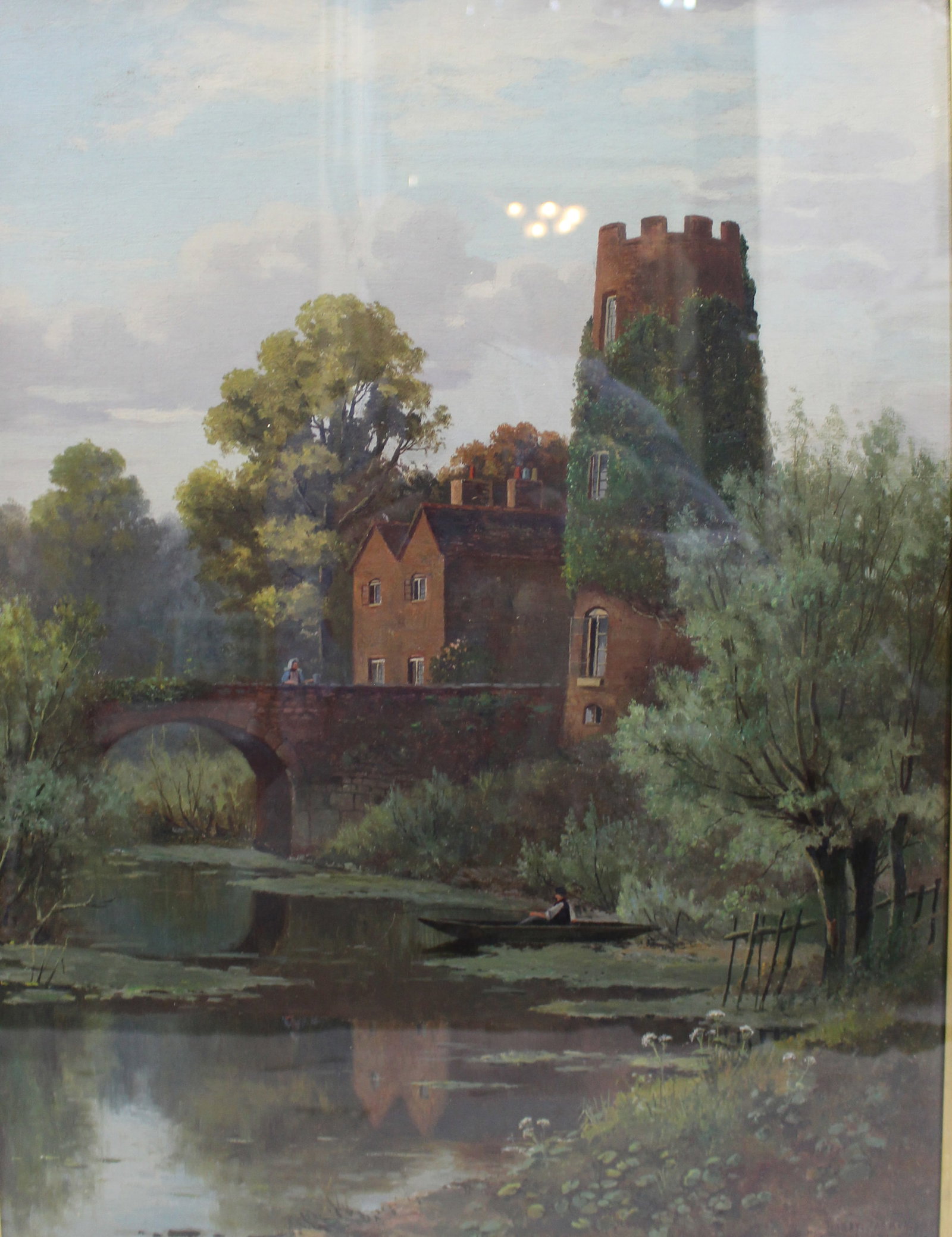 Title: Pair of English Landscape Paintings by Henry Thomas Jarman (1871–1956) Description: Pai - 8