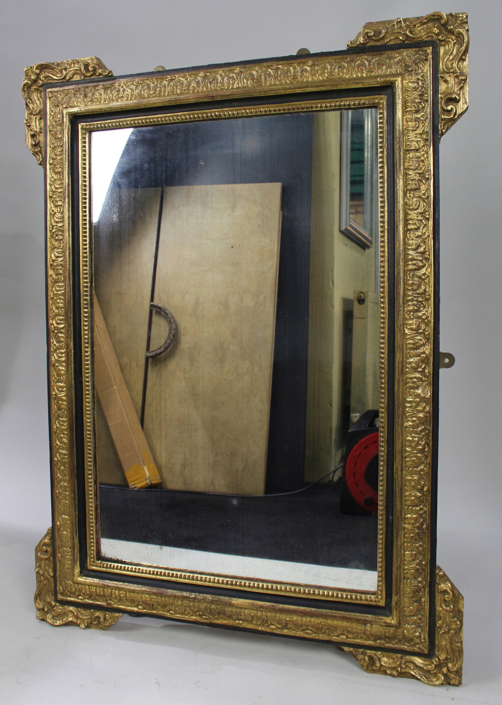 Title: Antique Louis XIV Style Giltwood and Wall Mirror circa 1900 Description: Antique Louis XIV - 2