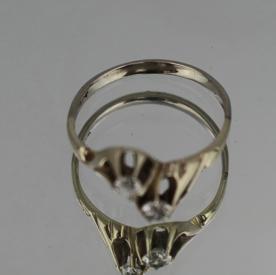 Title: Diamond Crossover 18ct White Gold Ring Description: Diamond Crossover 18ct White Gold Ring - 3