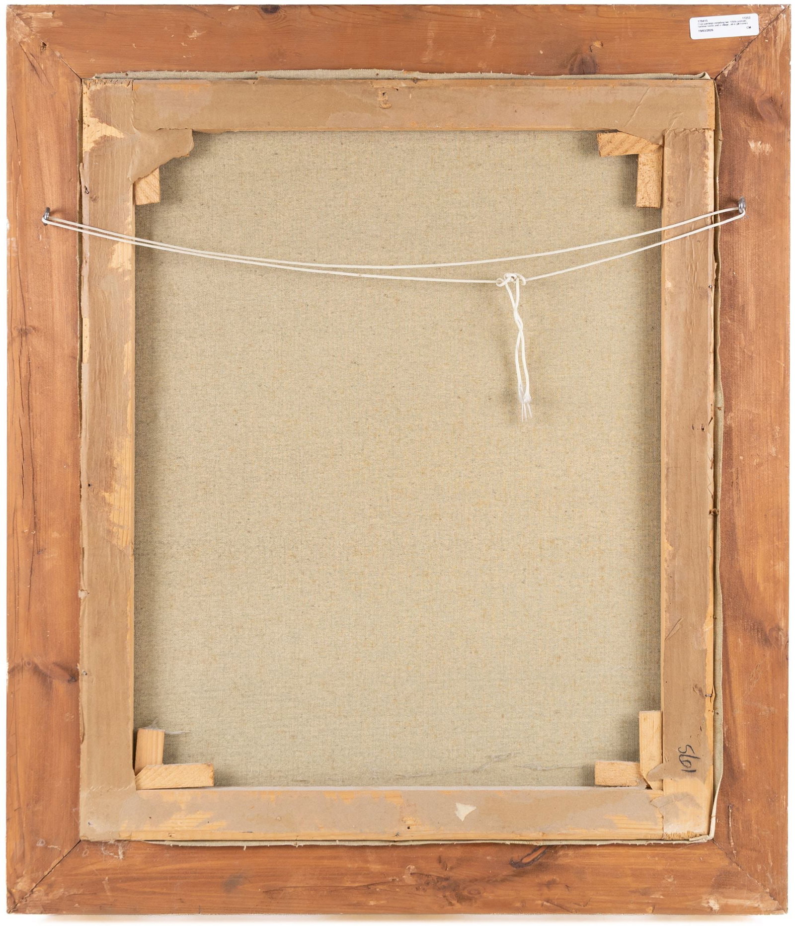 Title: Pair of Mid 20th c. Italian Portraits in Swept Gilt Frames Description: Pair of Mid 20th c. - 6