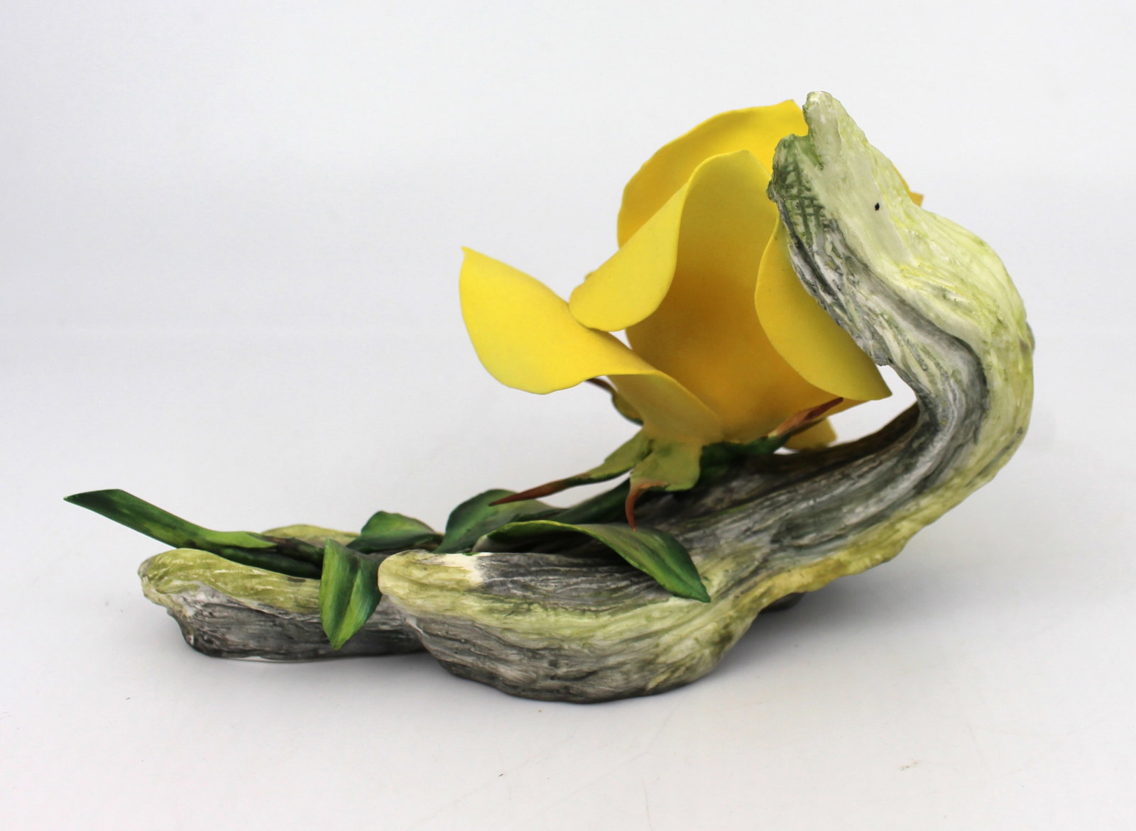 Title: Boehm Flower Model Yellow Rose Description: Boehm Flower Model Yellow Rose. Damage to missing - 3