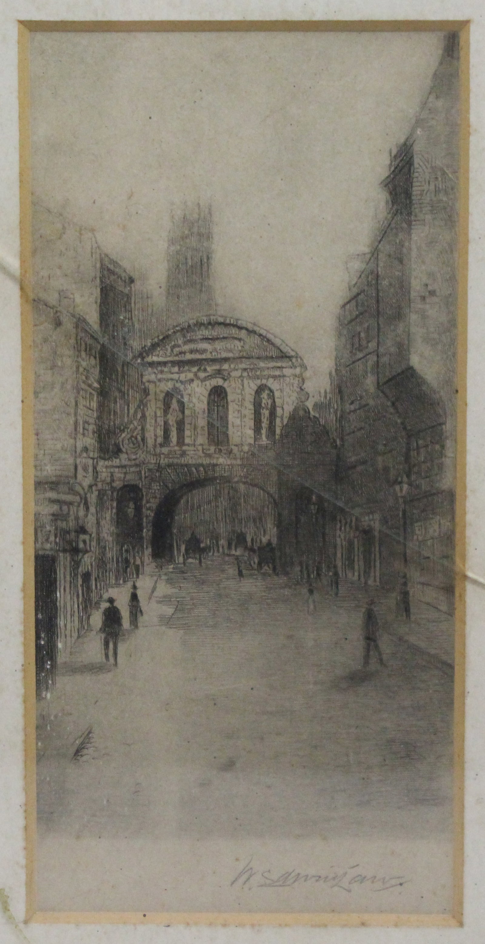 Title: Early 20th c. Etching by W.Edwin Law Description: Early 20th c., English. W.Edwin Law. - 2
