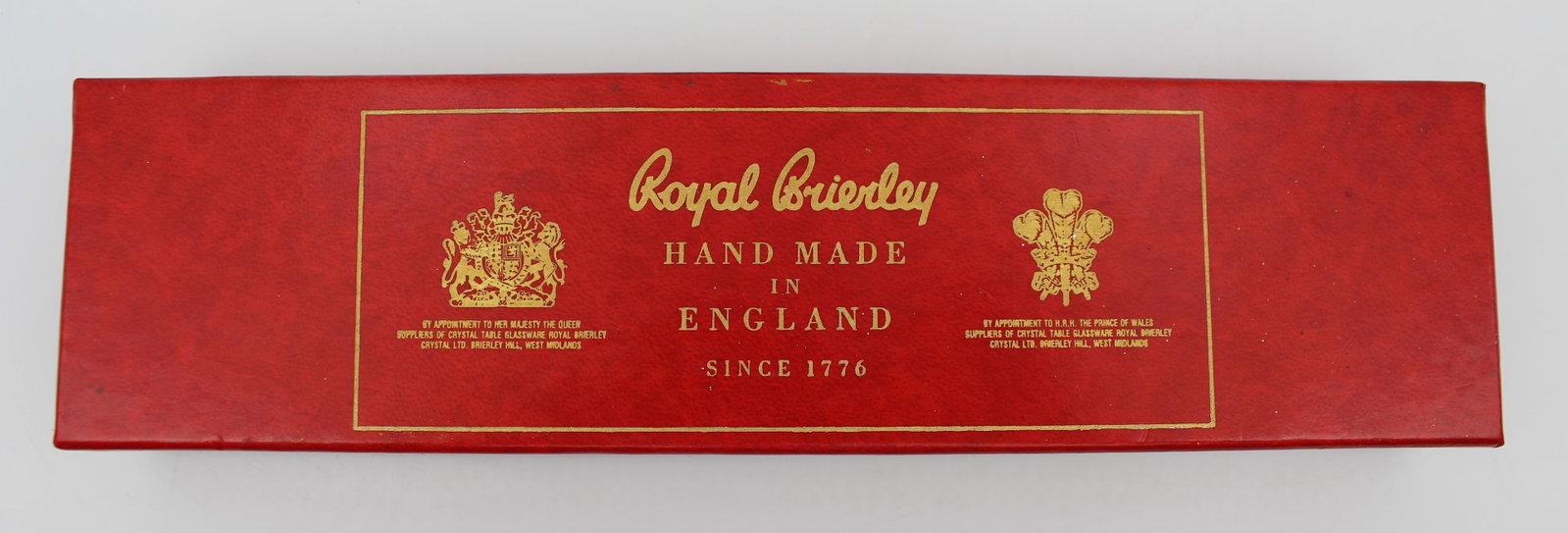 Title: Royal Brierley Crystal and Brass Letter Opener, Boxed, England Description: Royal Brierley - 15