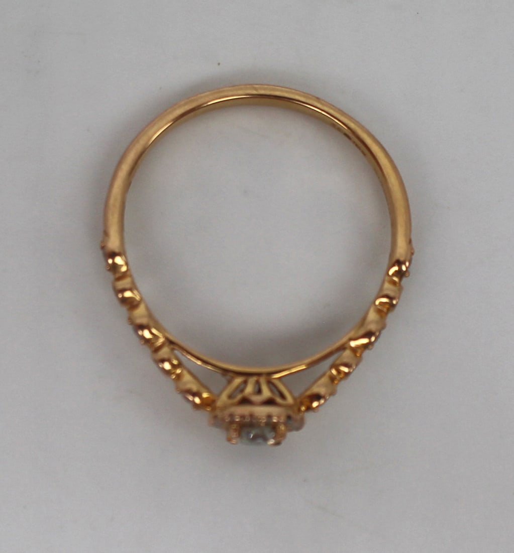 Title: 18ct Rose Gold 0.40 Carat Diamond Ring Description: 18ct Rose Gold 0.40 Carat Diamond Ring - 4