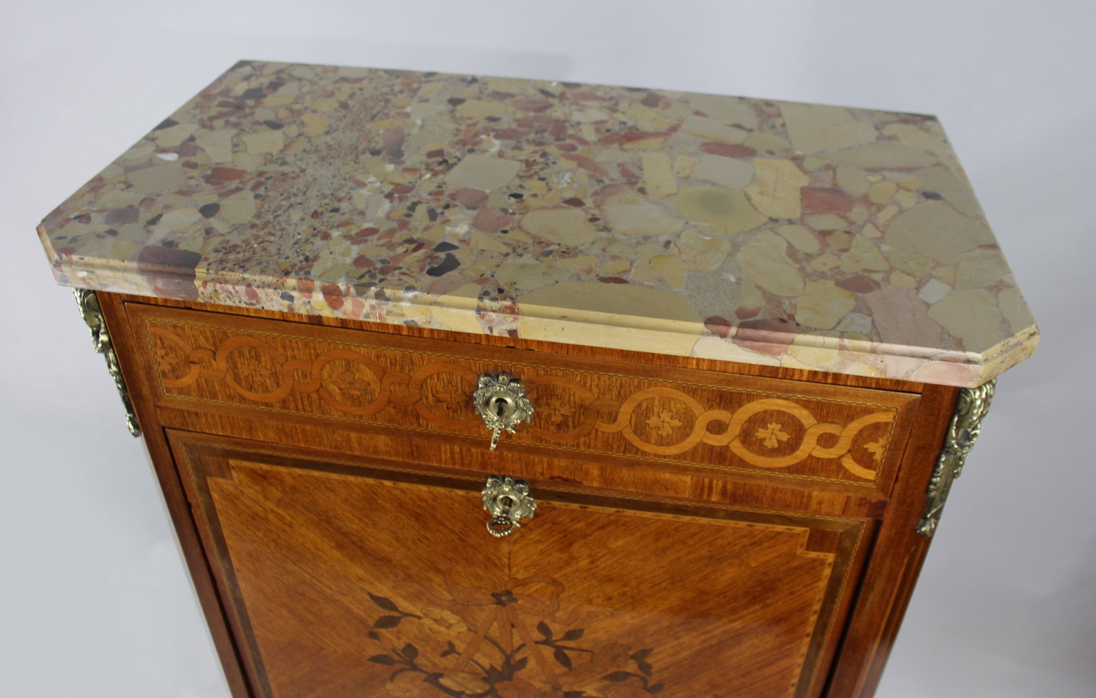 Title: Fine Antique French Marquetry Escritoire c.1880 Description: 19th Century French Louis XV - 4