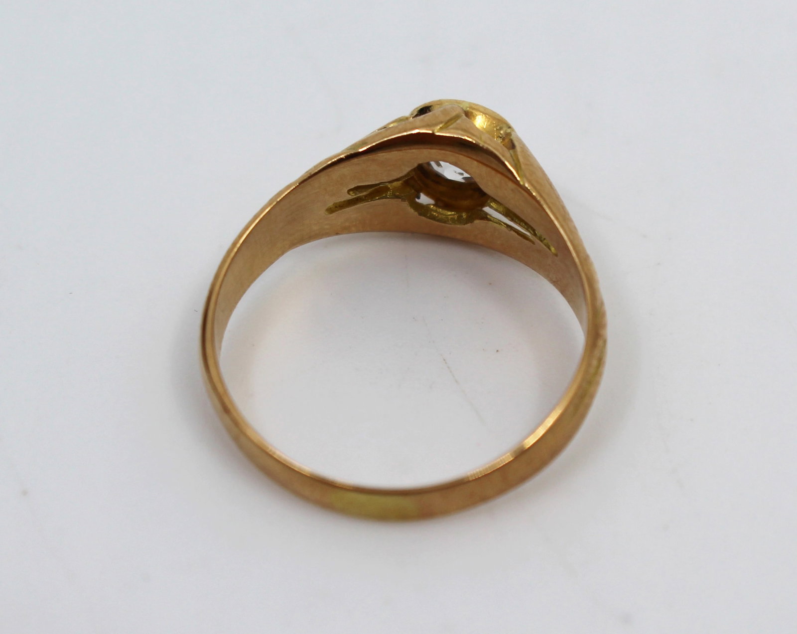Title: Antique Diamond Rose Gold Ring – Early 20th Century Description: Antique Diamond Rose G - 7