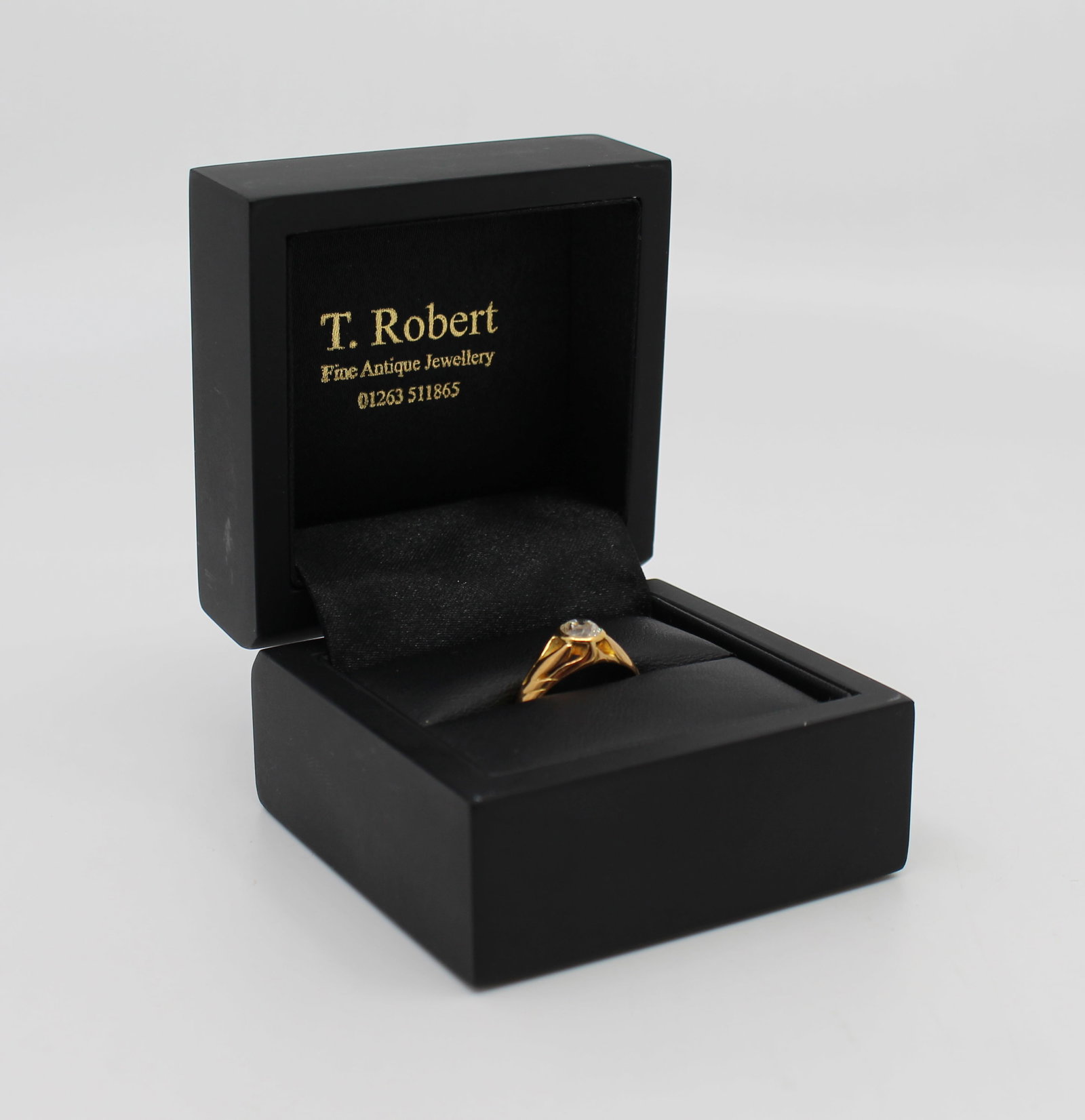 Title: Antique Diamond Rose Gold Ring – Early 20th Century Description: Antique Diamond Rose G - 9