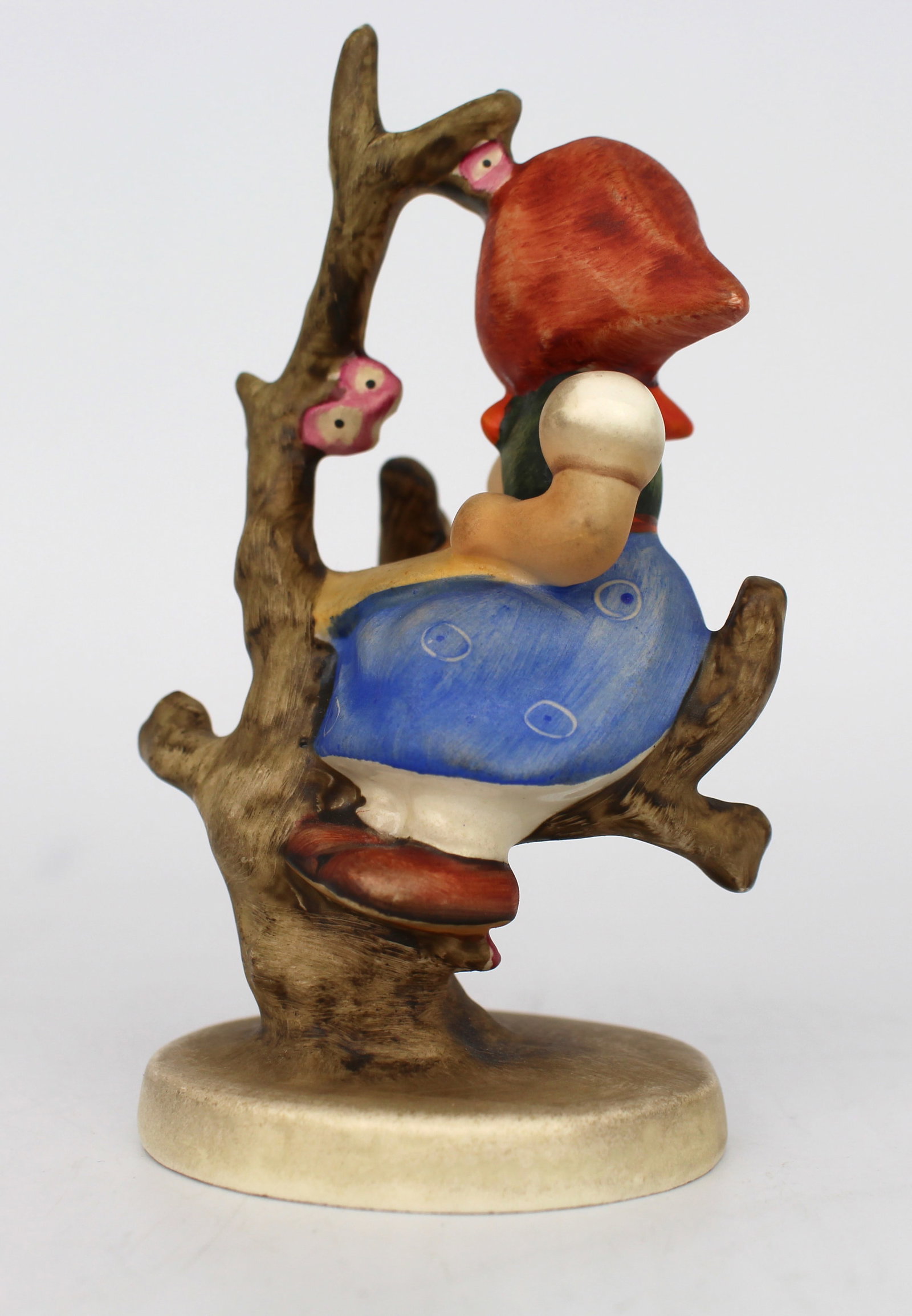 Title: Hummel Figurine Girl in Tree Description: Measures 6 x 5 x 10 (height) cm. Good condition, - 3