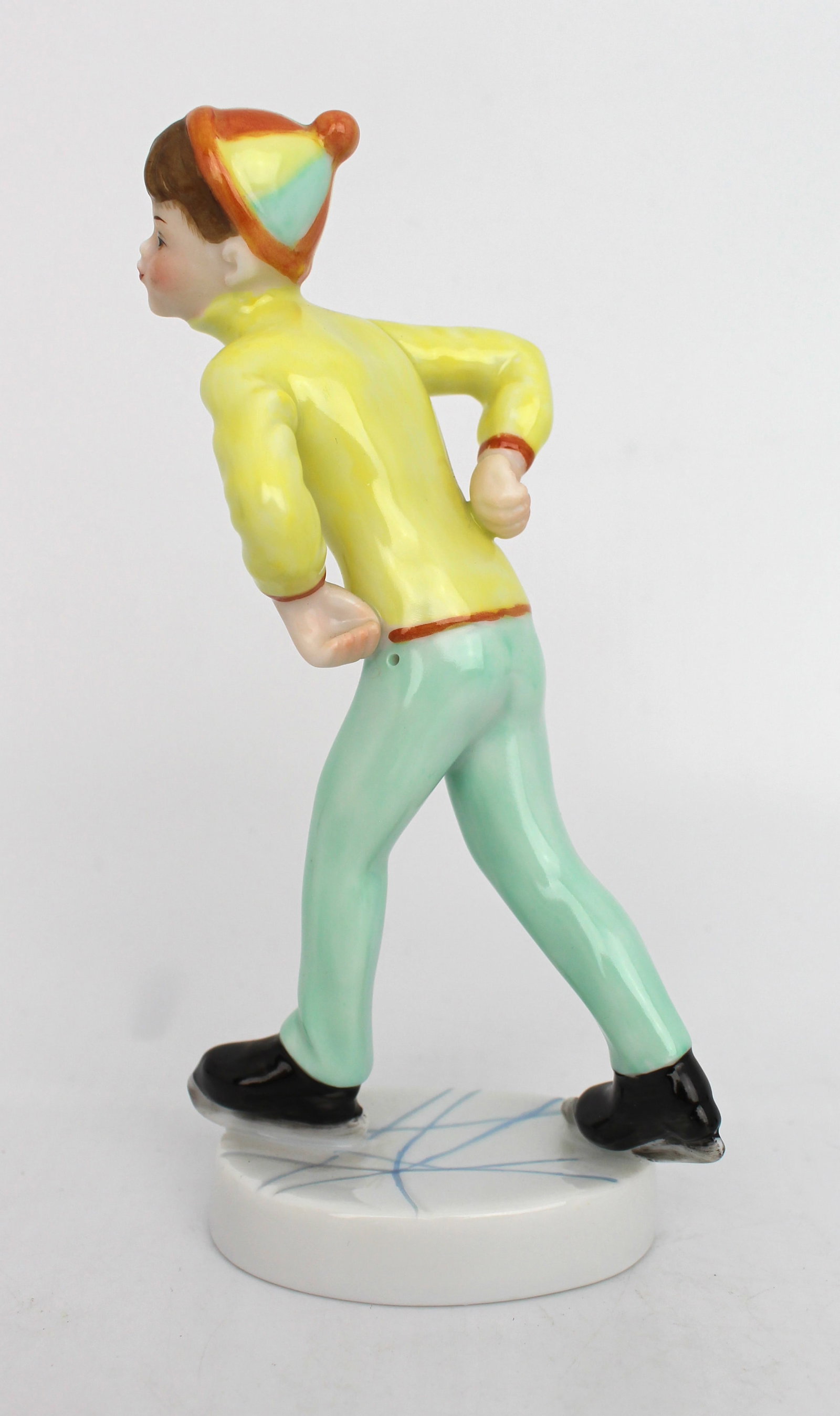 Title: Royal Worcester Miniature Figurine Tuesday Boy Description: Royal Worcester Miniature - 4