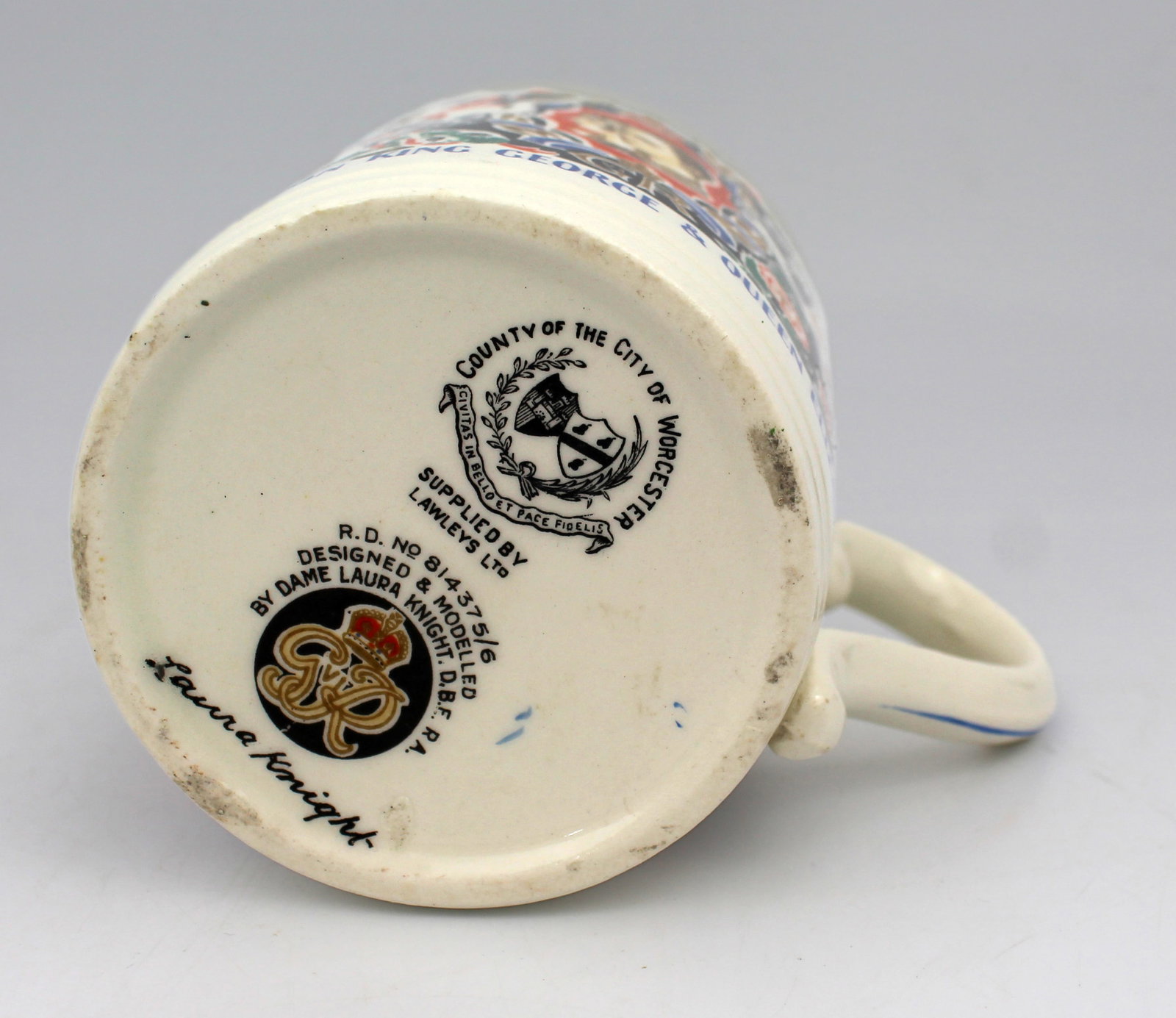 Title: Dame Laura Knight Coronation Tankard Description: Dame Laura Knight 1937 King George VI - 6