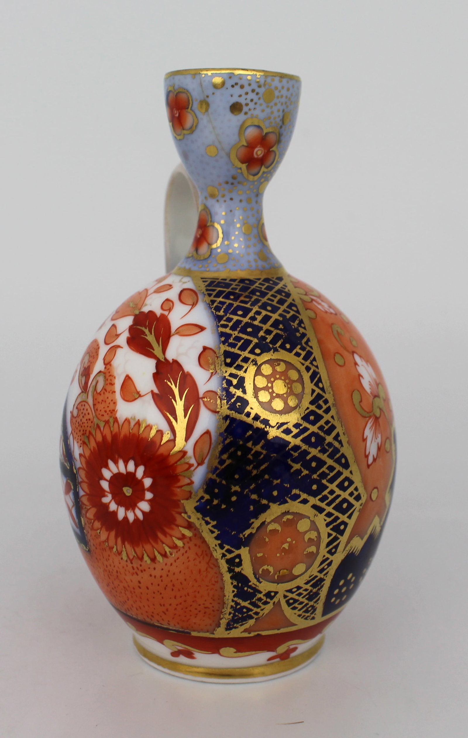 Title: Spode Copeland Imari Pattern Miniature Ewer Vase c.1880 Description: Spode Copeland Imari - 3