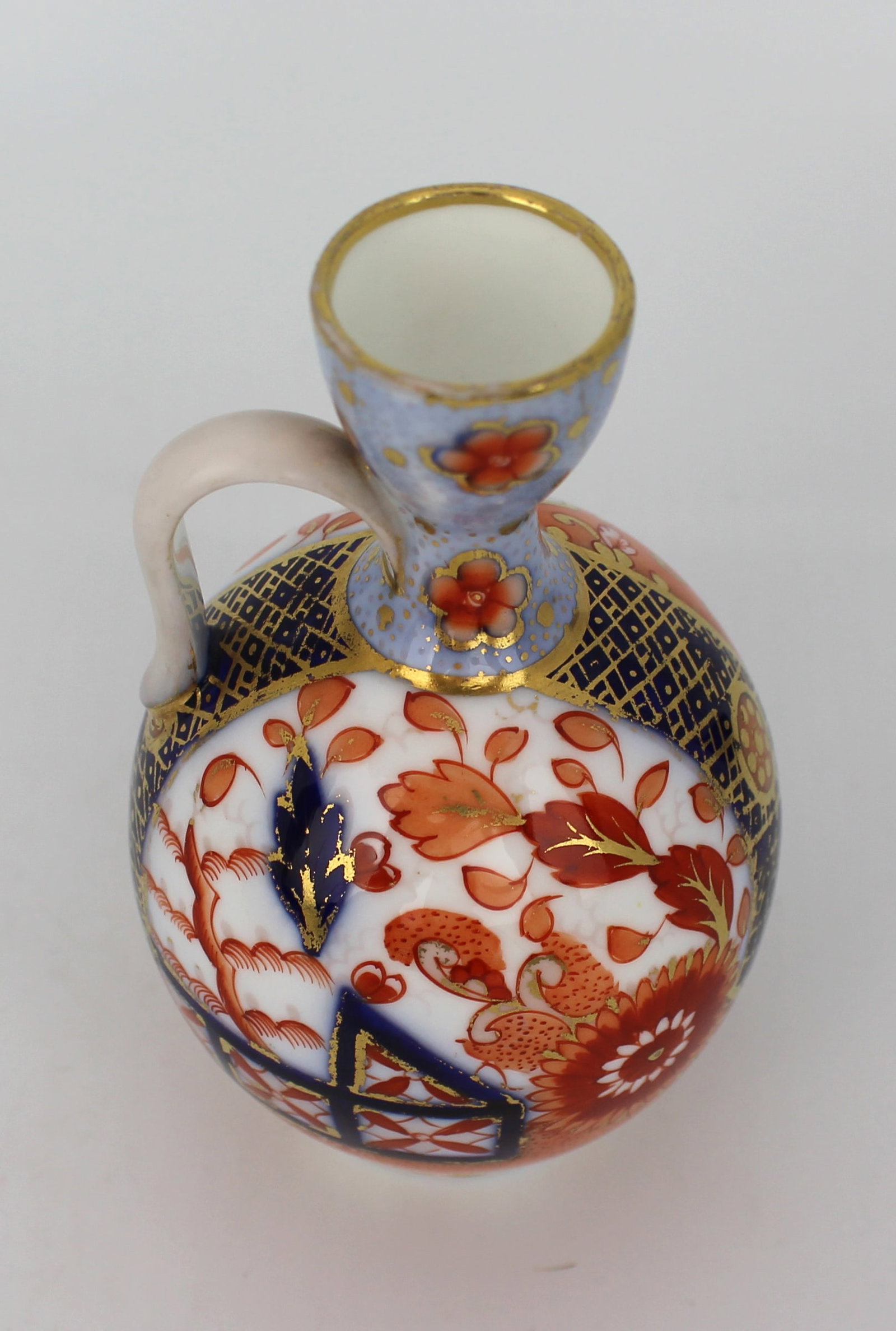 Title: Spode Copeland Imari Pattern Miniature Ewer Vase c.1880 Description: Spode Copeland Imari - 4